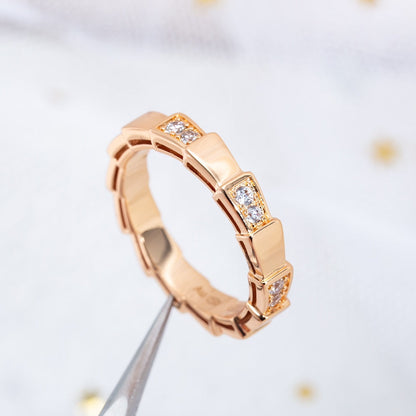 [MERA]SERPENTI RING ROSGOLD 3MM