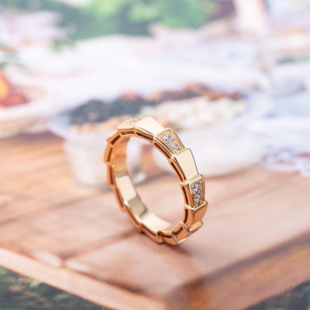 [MERA]SERPENTI RING ROSGOLD 3MM