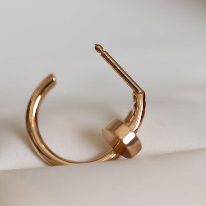 [Luxe Jewels]JUSTE EARRINGS PINK GOLD