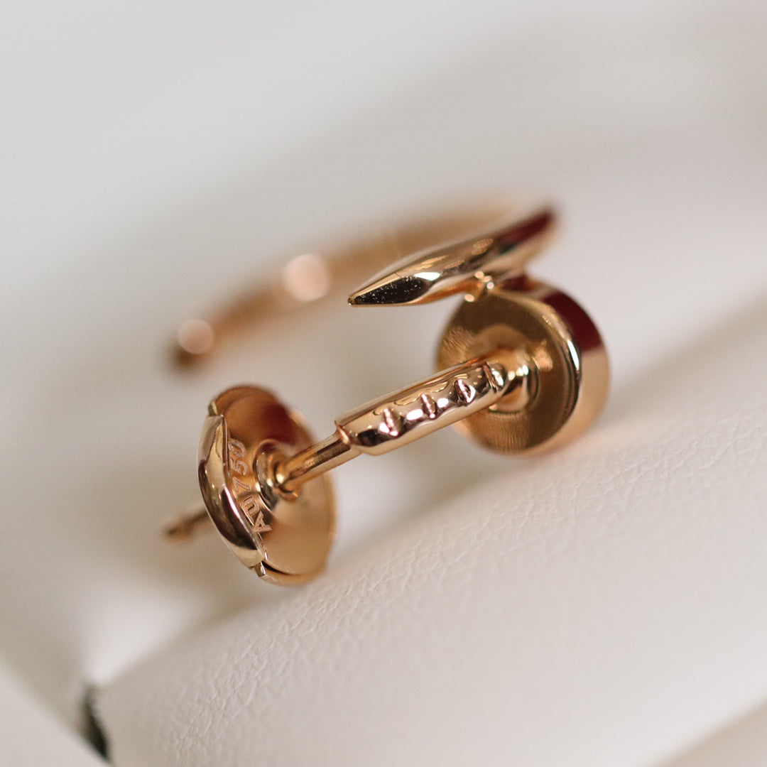 [Luxe Jewels]JUSTE EARRINGS PINK GOLD