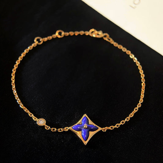 [Luxe Jewels]COLOR STAR PINK GOLD DIAMOND BRACELET