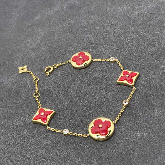 [Luxe Jewels]STAR AND SUN CARNELIAN 4 MOTIFS 3 DIAMONDS