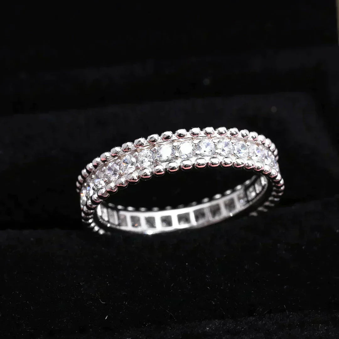 [Luxe Jewels]PERLEE DIAMOND SILVER RING