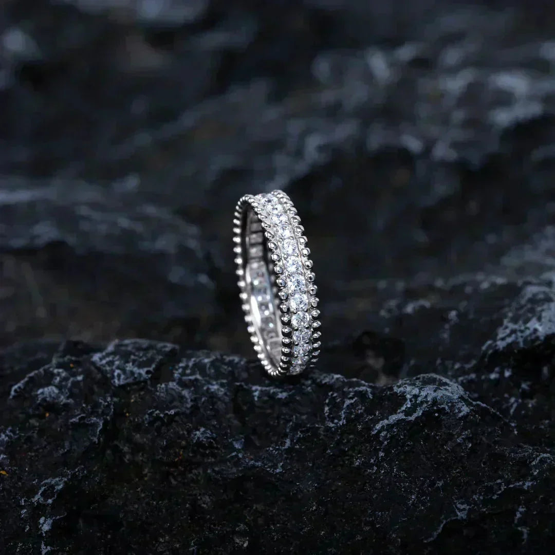 [Luxe Jewels]PERLEE DIAMOND SILVER RING