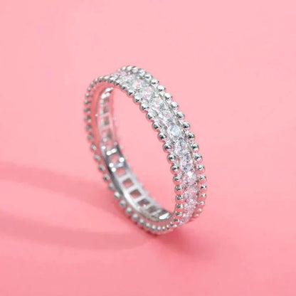 [Luxe Jewels]PERLEE DIAMOND SILVER RING