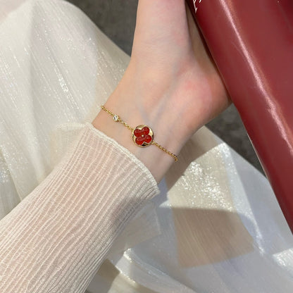 [Luxe Jewels]SUN PEDANT CARNELIAN BRACELET