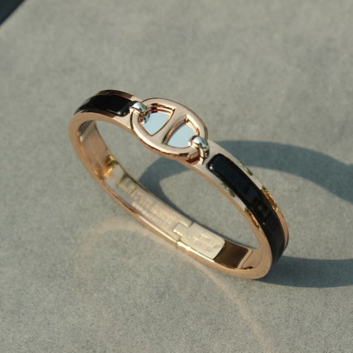 [Luxe Jewels]CLIC CHAINE PINK GOLD BRACELET