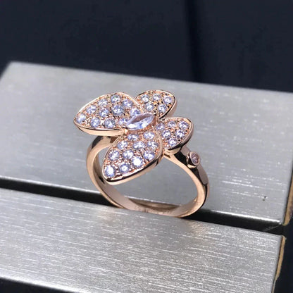 [Luxe Jewels]BUTTERFLY PINK GOLD DIAMOND RING