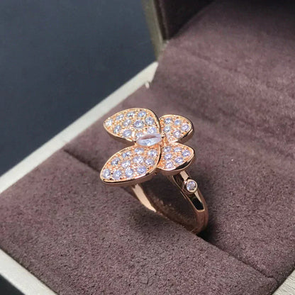 [Luxe Jewels]BUTTERFLY PINK GOLD DIAMOND RING