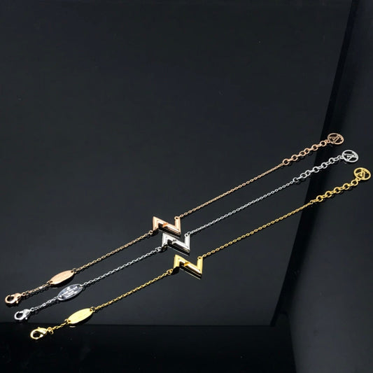 [Luxe Jewels]VOLT LV LOGO BRACELET