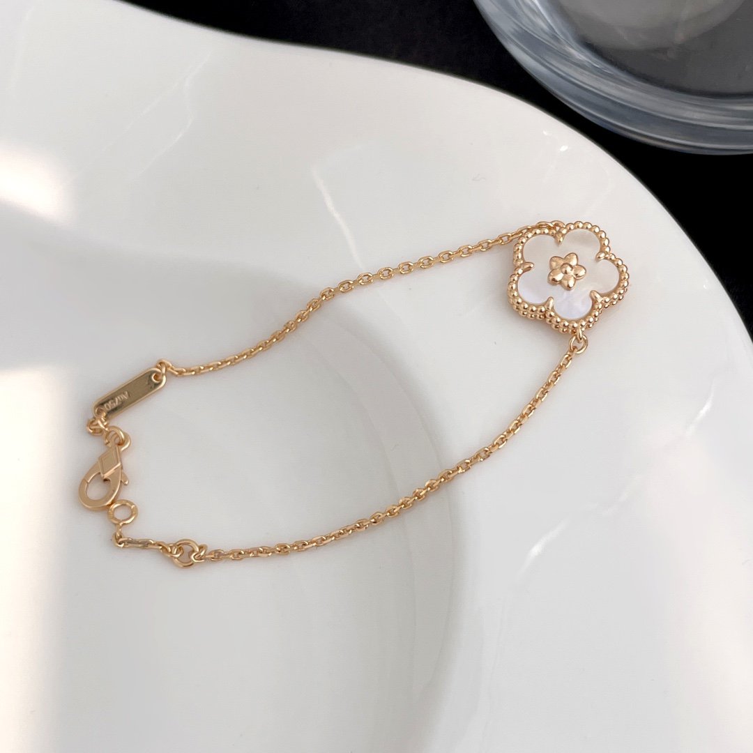 [Luxe Jewels]LUCKY SPRING ROSE GOLD MOP BRACELET