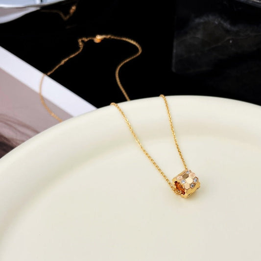 [Luxe Jewels]BEE MINI PEDANT DIAMOND NECKLACE