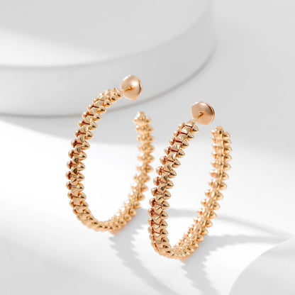 [Luxe Jewels]CLASH HOOP EARRINGS