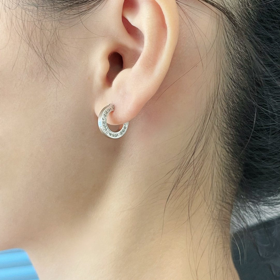 [Luxe Jewels]LOVE DIAMOND EARRINGS