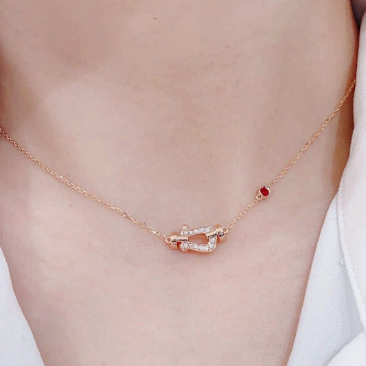 [Luxe Jewels]FORCE 10 DIAMOND PINK GOLD NECKLACE