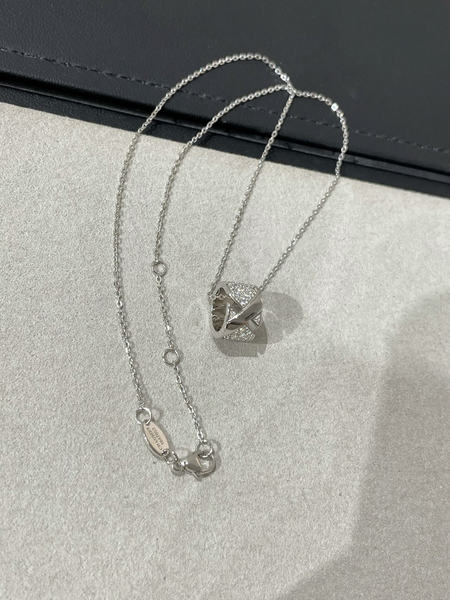 [Luxe Jewels]リアン エビデンス ダイヤモンド パヴェ ネックレス