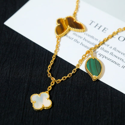 [Luxe Jewels]LUCKY SPRING 5 MOTIF GOLD BRACELET