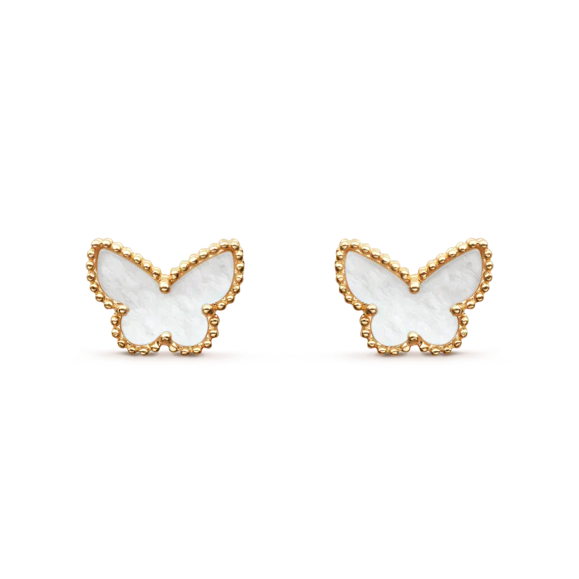 [Luxe Jewels]SWEET BUTTERFLY MOP EARSTUDS