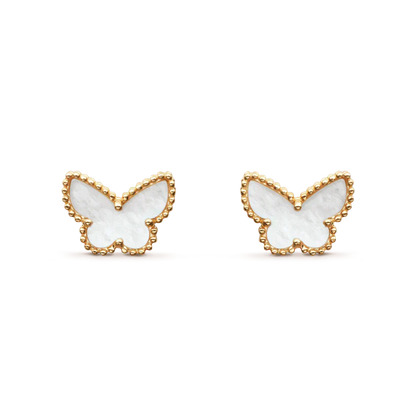 [Luxe Jewels]SWEET BUTTERFLY MOP EARSTUDS