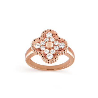 [Luxe Jewels]CLOVER DIAMOND RING