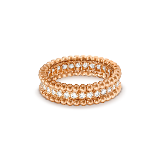 [Luxe Jewels]PERLEE DIAMOND ROSE GOLD RING