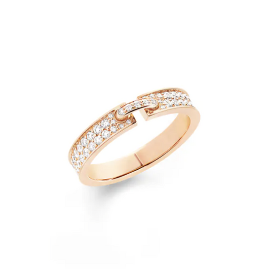 [Luxe Jewels]ALLIANCE LIENS VIDENCE PAVED DIAMOND 4MM RING