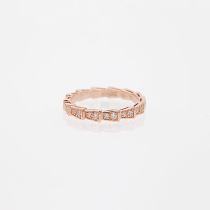 [MERA]SERPENTI RING ROTGOLD MIT DIAMANTEN 3MM