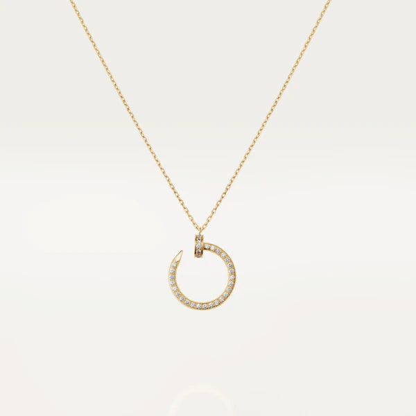 [Luxe Jewels]JUSTE NECKLACE GOLD DIAMONDS