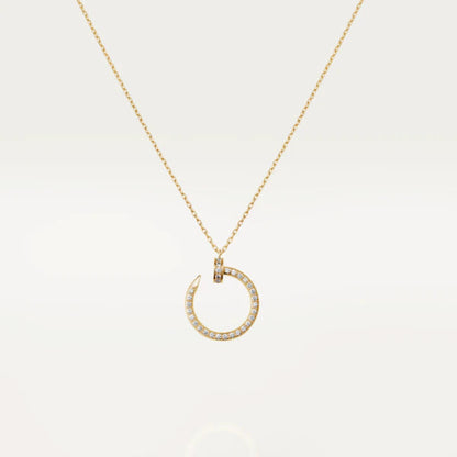 [Luxe Jewels]JUSTE NECKLACE GOLD DIAMONDS