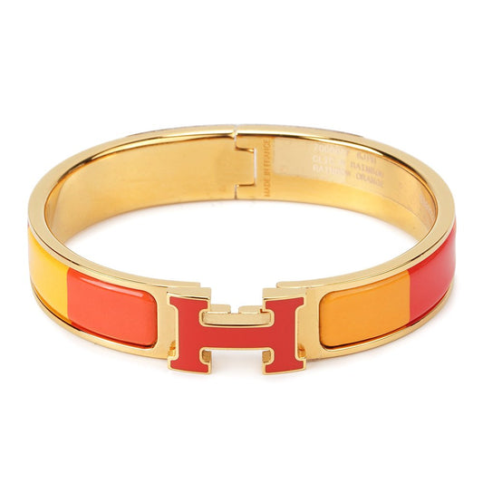 [Luxe Jewels]H BRACELET ORANGE RAINBOW CERAMIC