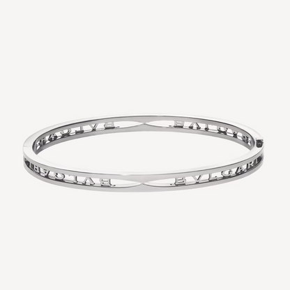 [Luxe Jewels]ZERO 1 SPIRAL LOGO SILVER BRACELET