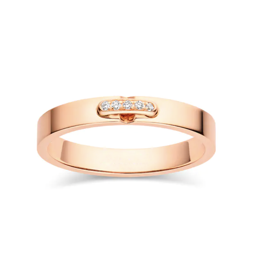 [Luxe Jewels]ALLIANCE LIENS VIDENCE DIAMOND 3MM RING