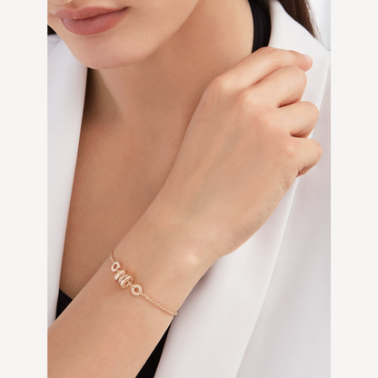 [Luxe Jewels]ZERO 1 SOFT PINK GOLD BRACELET