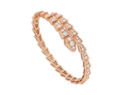 [Luxe Jewels]SERPENTI BRACELET 6.8MM PINK GOLD DIAMOND