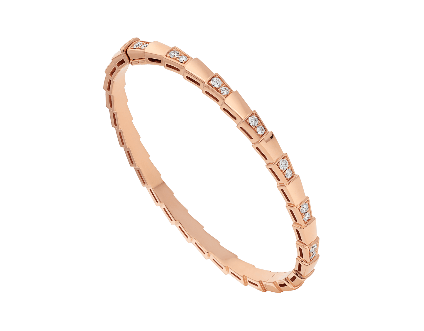 [Luxe Jewels]SERPENTI SMALL BRACELET PINK GOLD DIAMOND