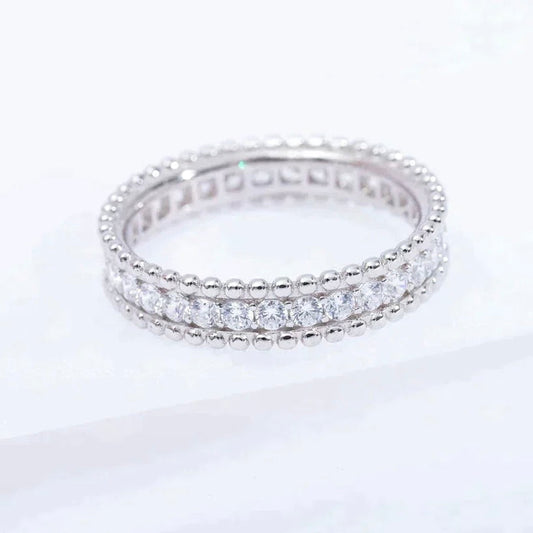 [Luxe Jewels]PERLEE DIAMOND SILVER RING