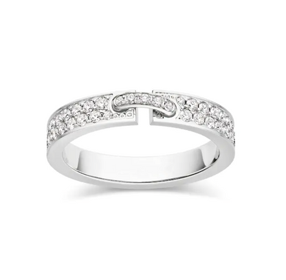 [Luxe Jewels]ALLIANCE LIENS VIDENCE PAVED DIAMOND 4MM RING