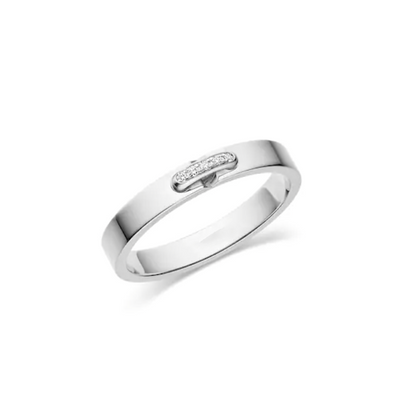 [Luxe Jewels]ALLIANCE LIENS VIDENCE DIAMOND 3MM RING