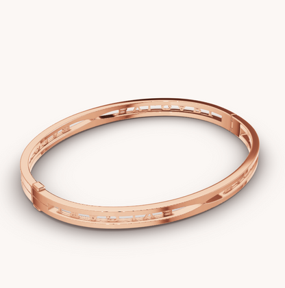 [Luxe Jewels]ZERO 1 SPIRAL LOGO PINK GOLD BRACELET