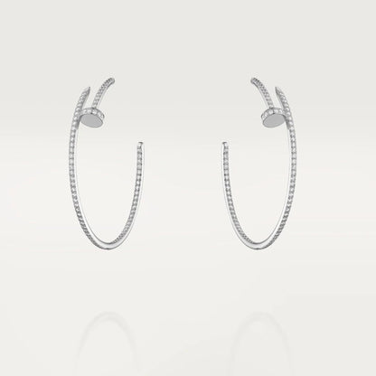 [Luxe Jewels]JUSTE EARRINGS FULL DIAMONDS 1.8MM