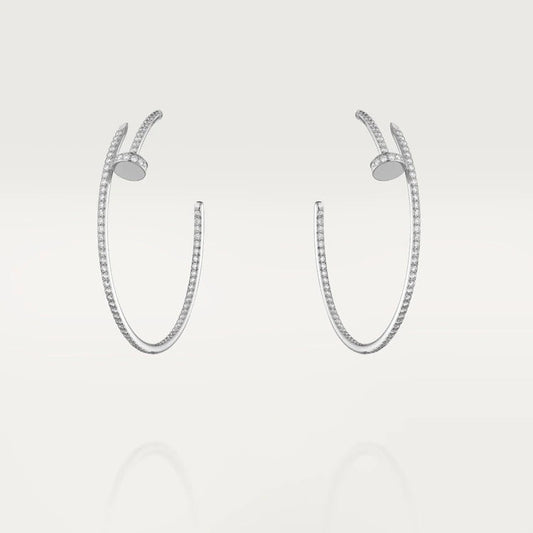 [Luxe Jewels]JUSTE EARRINGS FULL DIAMONDS 1.8MM