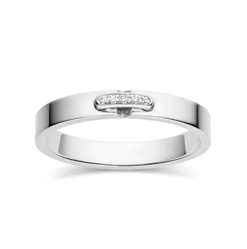 [Luxe Jewels]ALLIANCE LIENS VIDENCE DIAMOND 3MM RING