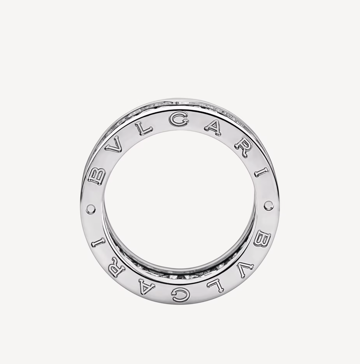 [Luxe Jewels]ZERO 1 WITH PAVED DIAMONDS ON THE SPIRAL RING