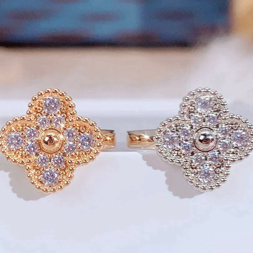 [Luxe Jewels]CLOVER DIAMOND RING