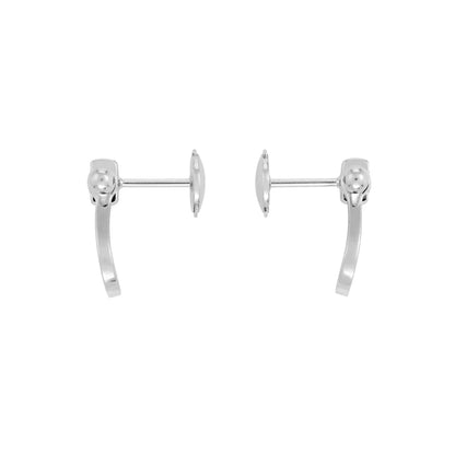 [Luxe Jewels]FORCE 10 FULL DIAMOND STUD EARRINGS MINI MODEL