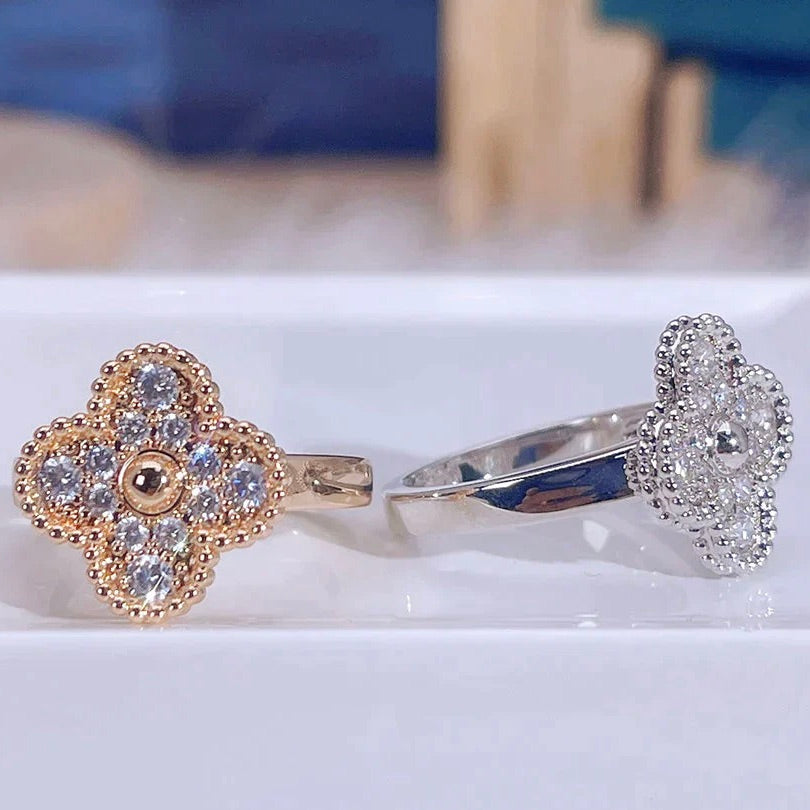 [Luxe Jewels]CLOVER DIAMOND RING