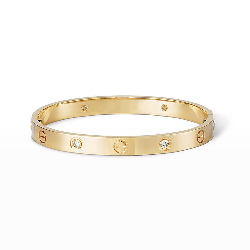 [Luxe Jewels]LOVE BRACELET 6.1MM 4 DIAMONDS