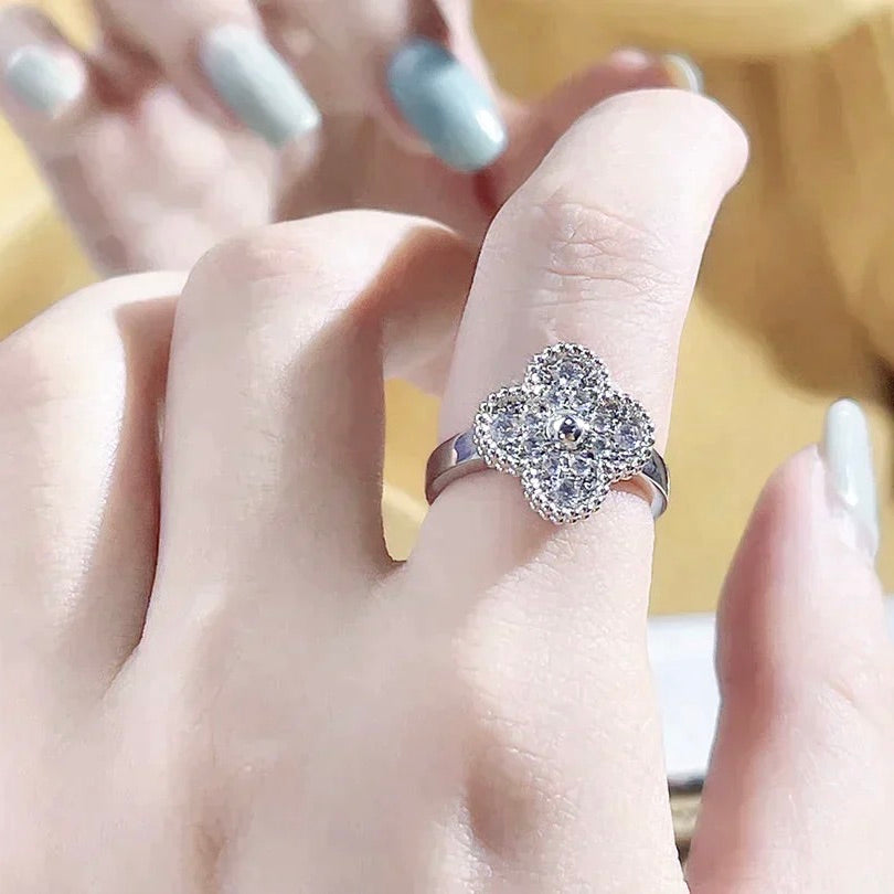 [Luxe Jewels]CLOVER DIAMOND RING