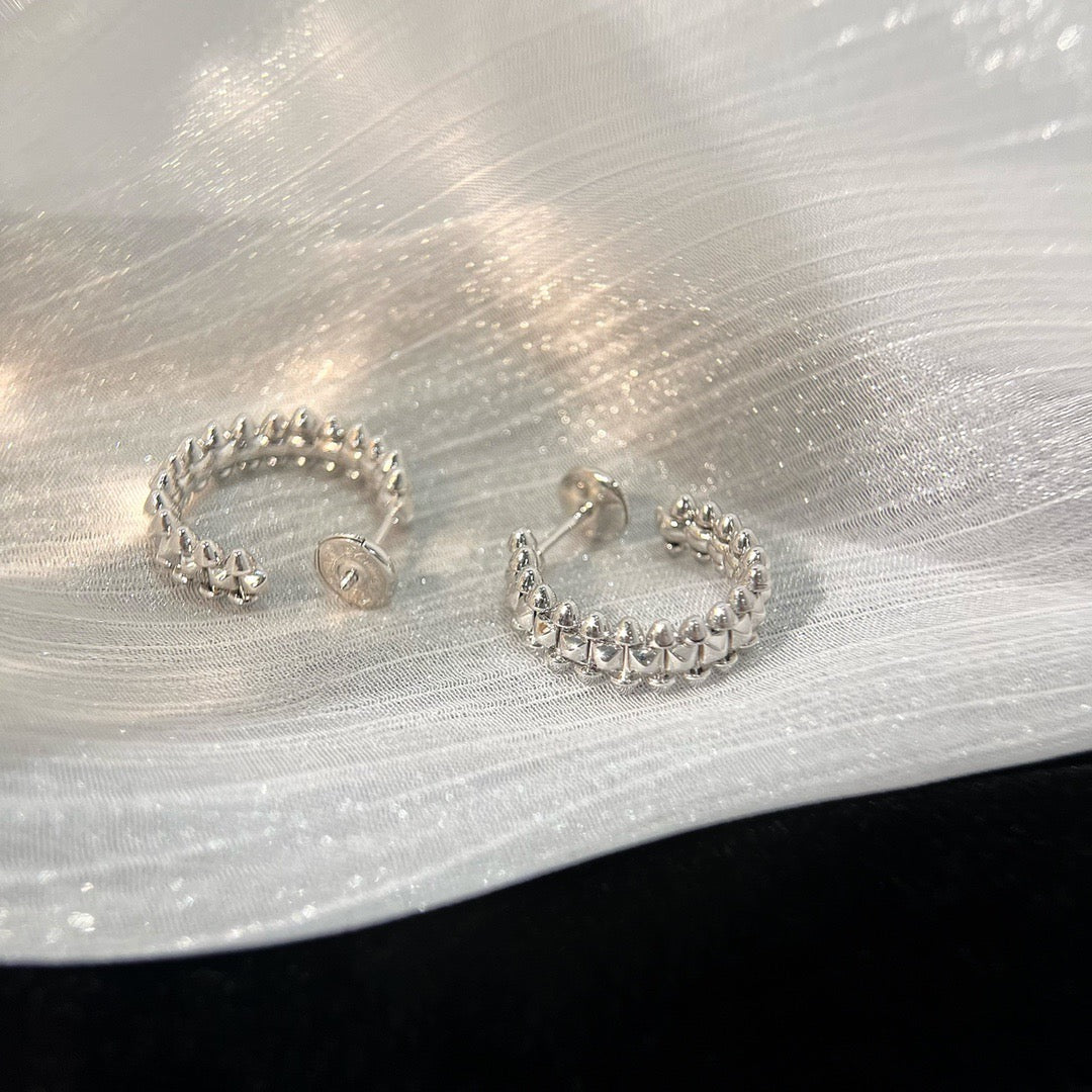 [Luxe Jewels]CLASH SMALL HOOP EARRINGS