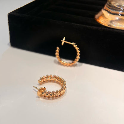 [Luxe Jewels]CLASH SMALL HOOP EARRINGS